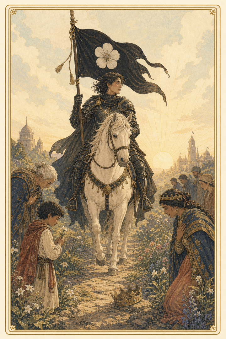 Original illustration for Death tarot card